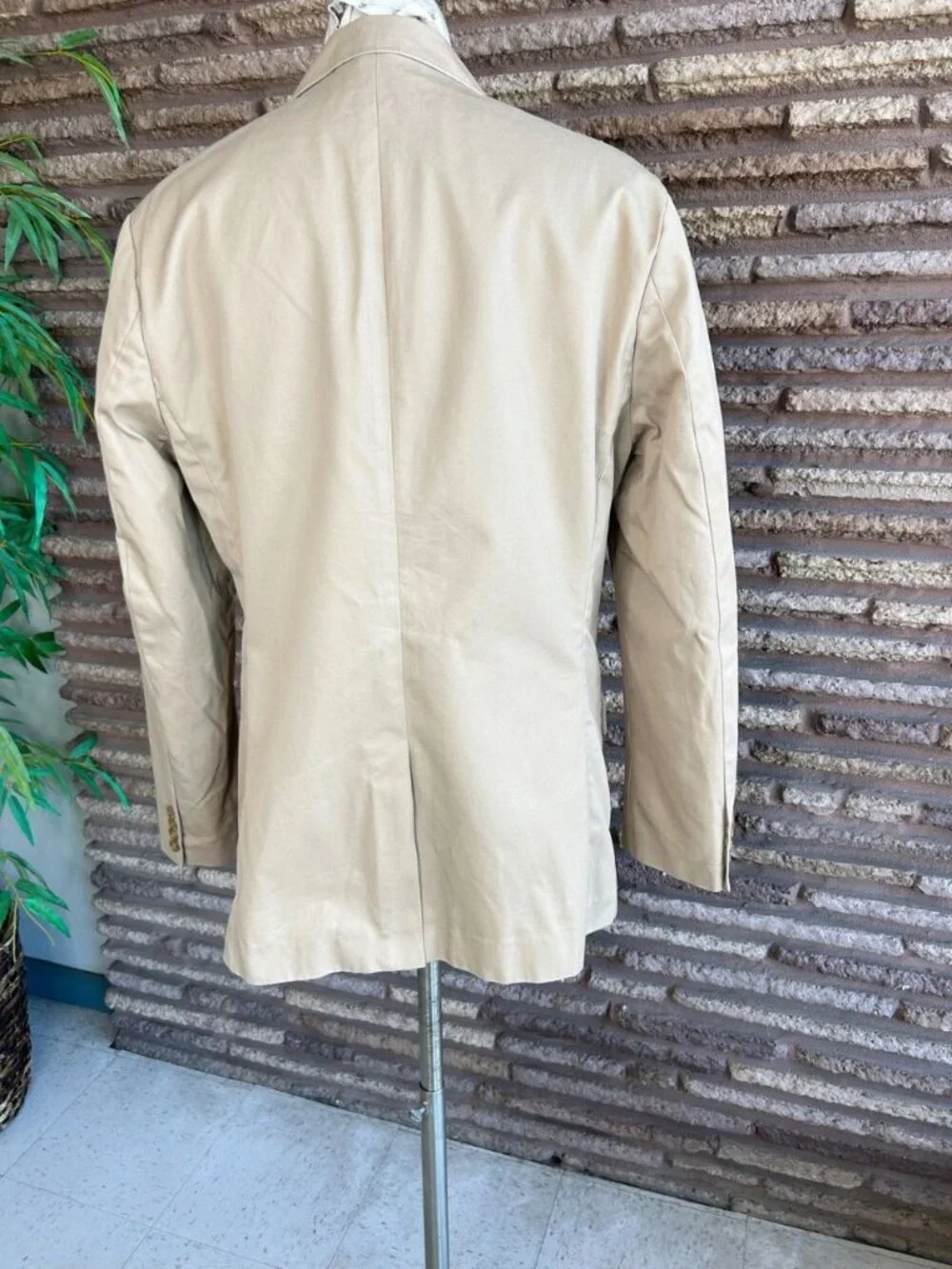 J. Crew Men's Tan Ludlow 100% Cotton Twill Casual Sport Coat Blazer Size Medium